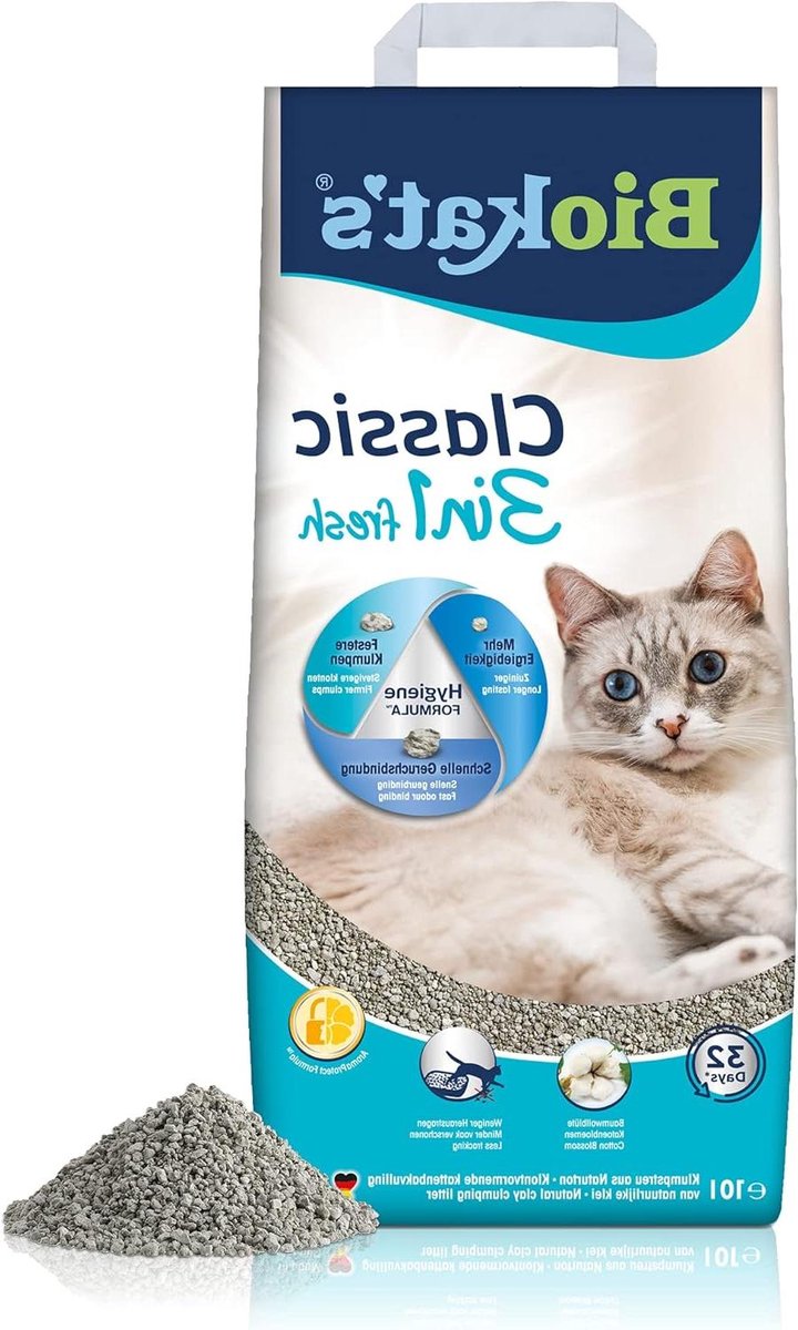 Kattenbakvulling 3-in-1 - Klitvormende Korrels - Geur Neutraliseren - Drie Korrelgroottes - 10 Liter - Niet Van Toepassing