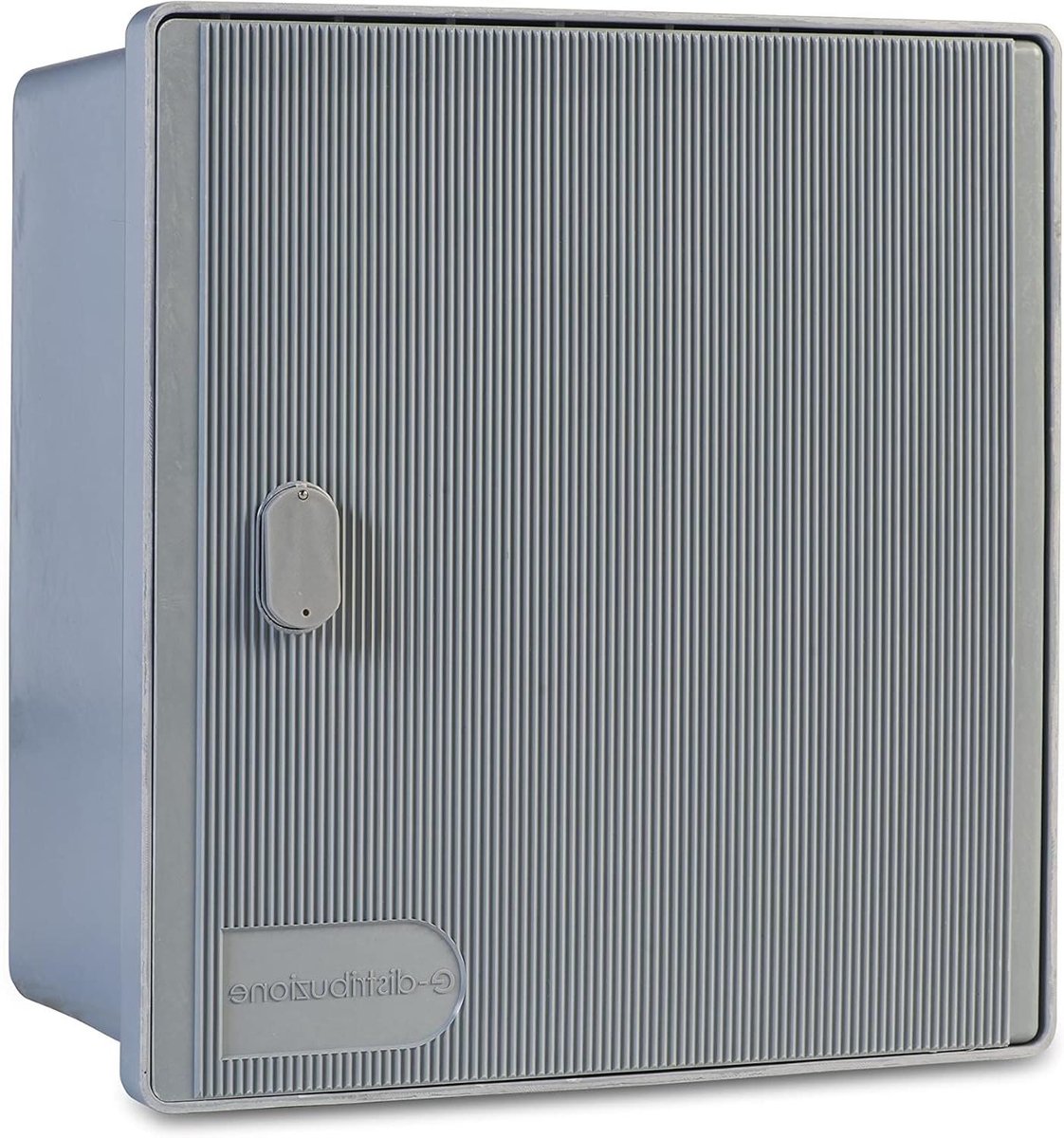 Meterkast - Groepenkast Behuizing - Elektriciteit Beveiligen - Met Dubbel Slot - 39 x 42 x 24 cm - Grijs
