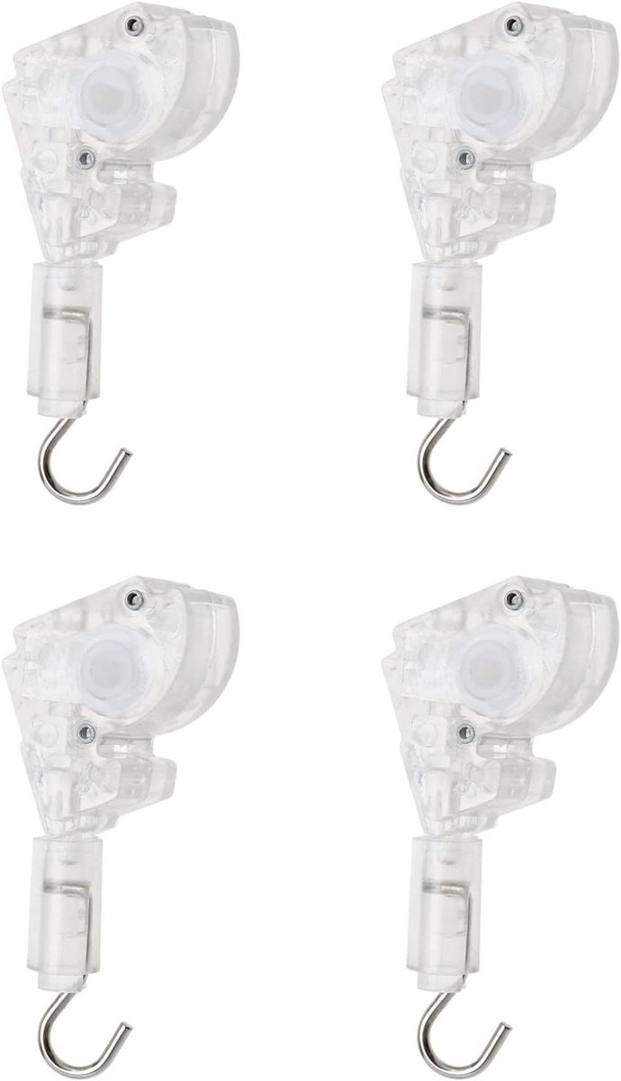Jaloezieën Kantelmechanisme - Blind Tilter - Raambekleding Reparatie - D-vormige Tandwielkast - 5/32 Inch Gat - Transparant