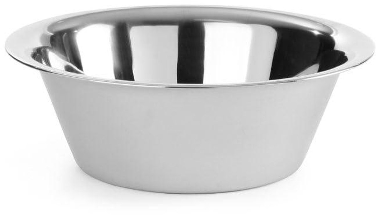Keuken Mengkom - Saladebak RVS - Maaltijden Bereiden - Platte Stabiele Bodem - 57L - Zilverkleurig