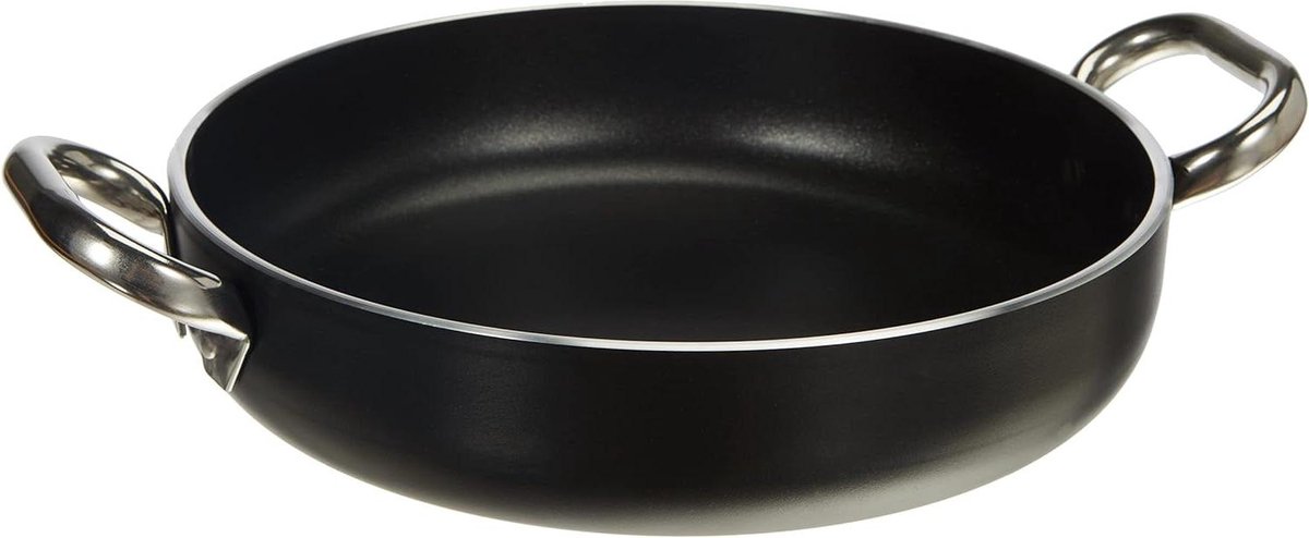 Omeletpan - Koekenpan - Ontbijt Bereiden - 5 mm Dik - 28 cm - Zwart