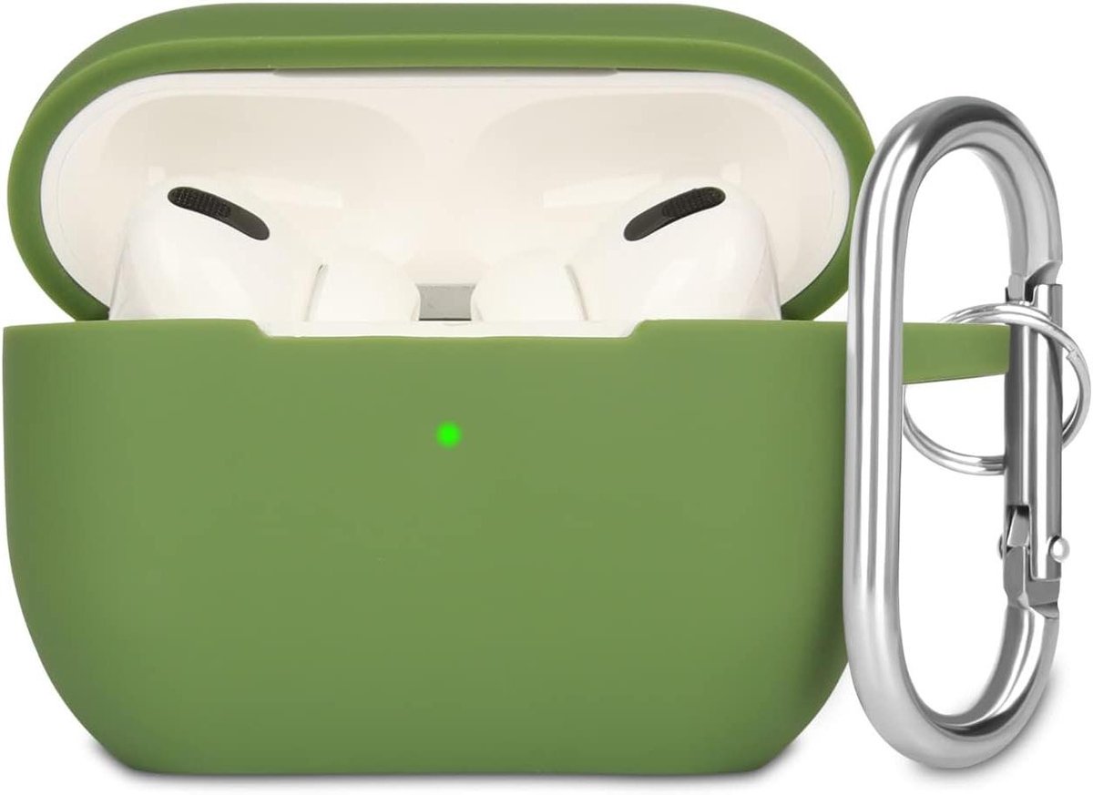 Airpods Pro Hoes - Beschermhoes Siliconen - Opladen Beschermen - Zichtbare LED Indicator - 8 x 6 x 2 cm