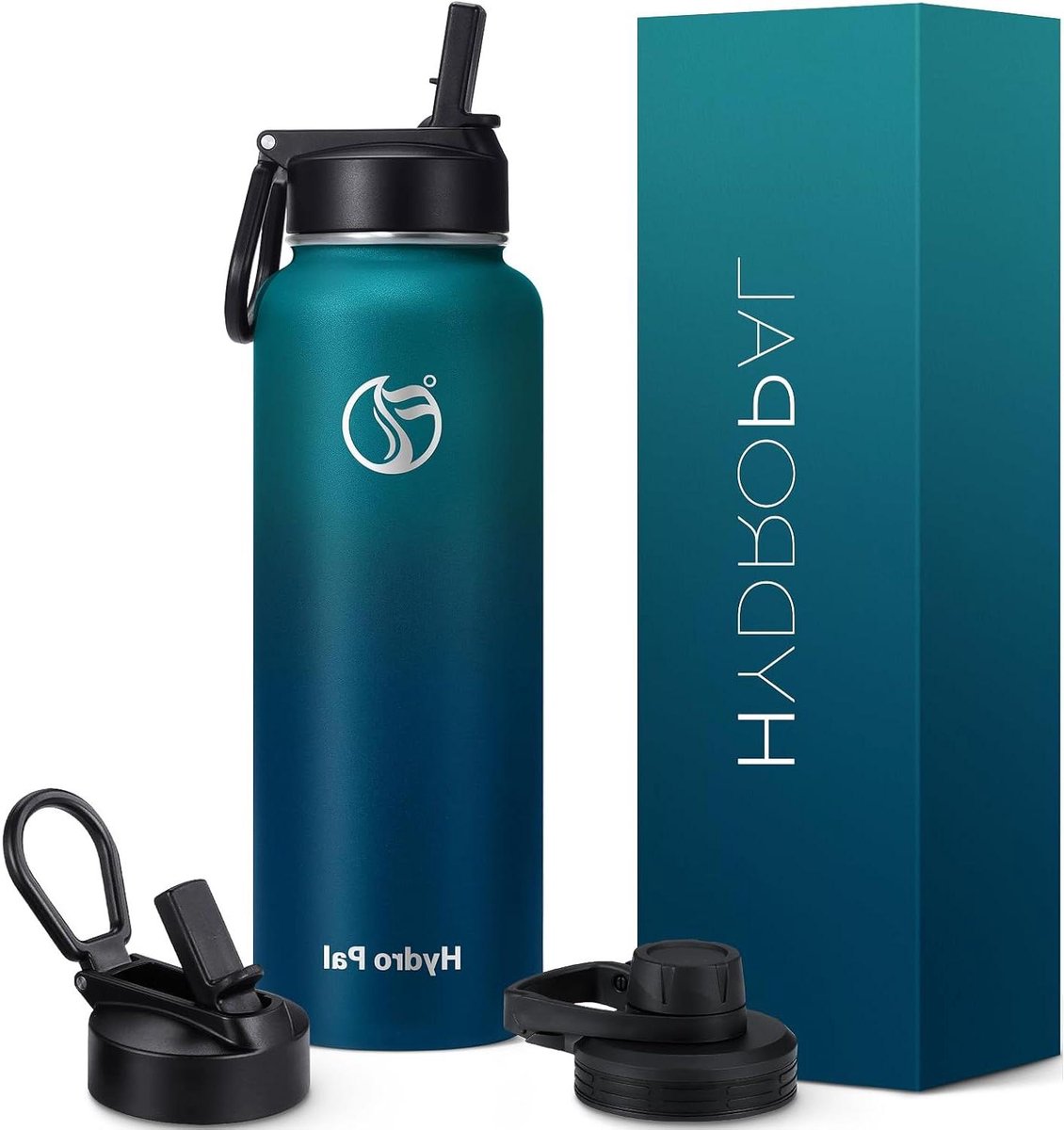 Roestvrijstalen Waterfles - Thermosfles Drinkfles - Onderweg Hydrateren - Dubbelwandig Geïsoleerd - 500 ml - Donkergroen