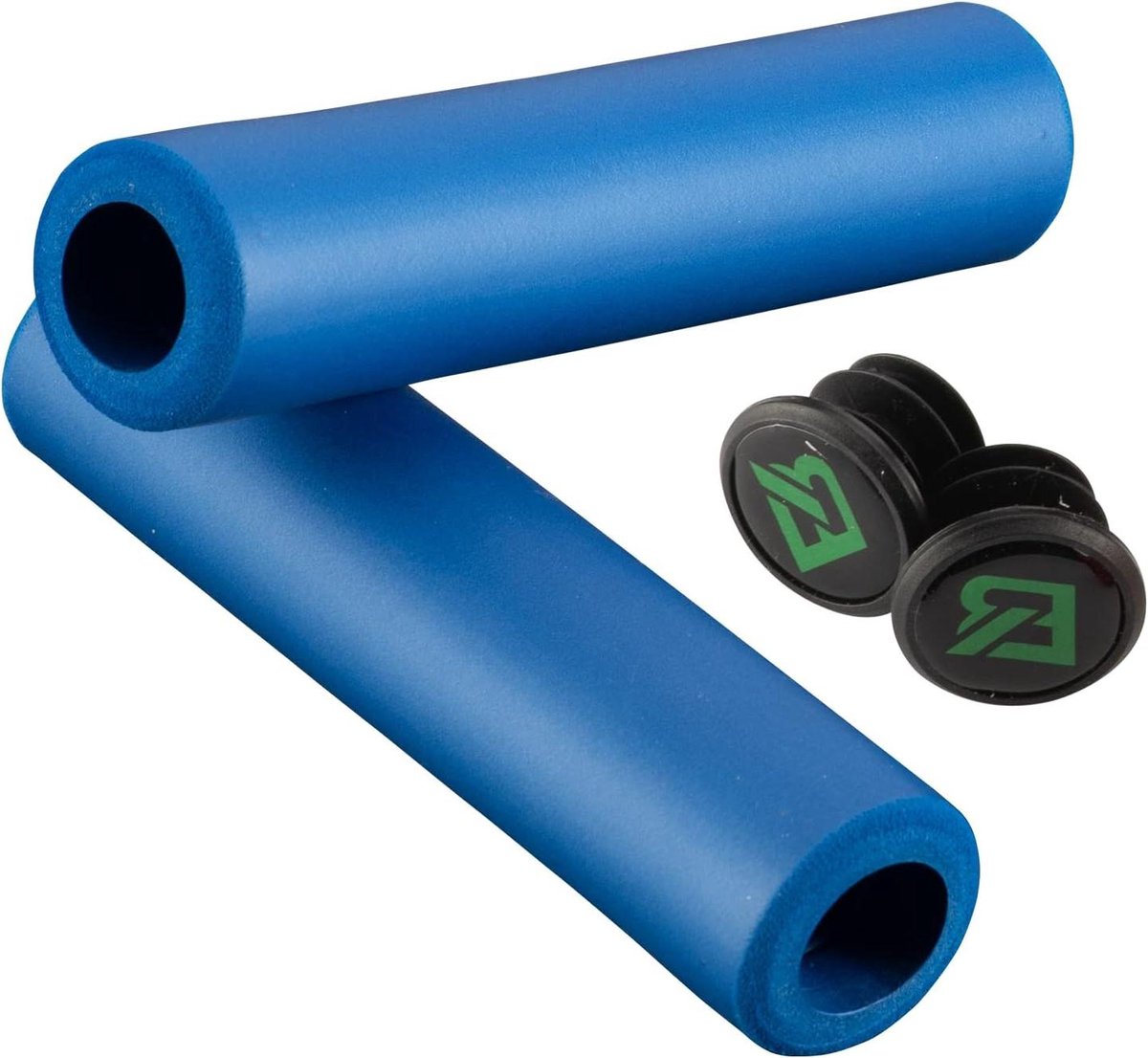 Fiets Handvatten - Stuur Handvatten - Comfortabel Fietsen - Schokabsorberend Silicone - 22.2 mm - Blauw