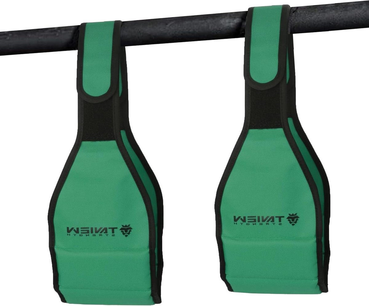 Fitness Banden - Oefenbanden Set - Kracht Training - Verstelbare Banden - 2 Stuks - Groen