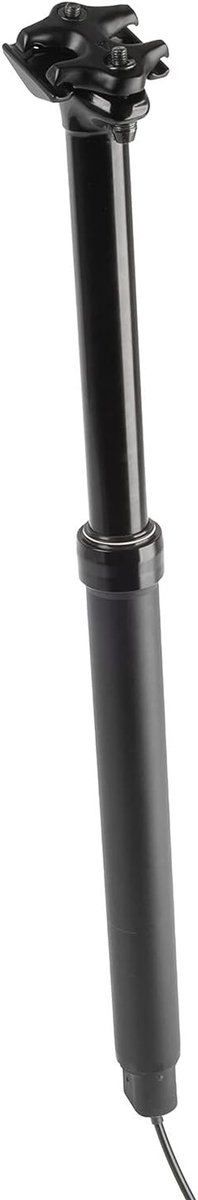 Verstelbare Zadelpen - Fietszadelpen - Comfortabel Fietsen - Traploze Hoogteverstelling - 30.9 mm x 440 mm - Zwart