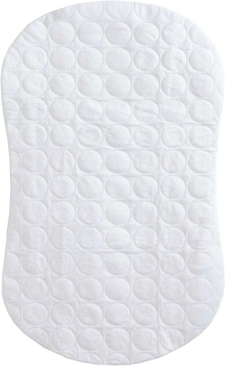 Matrasbeschermer Wiegbekleding - Beschermhoes Matras - Babyveiligheid Garanderen - Specifiek Ontworpen Pasvorm - Standaard Maat - Wit