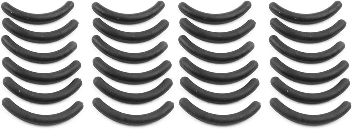 Wimperkruller Pads - Vervangende Pads Wimperkruller - Mooie Wimpers Creëren - Universeel Ontwerp - 24 Stuks - Zwart
