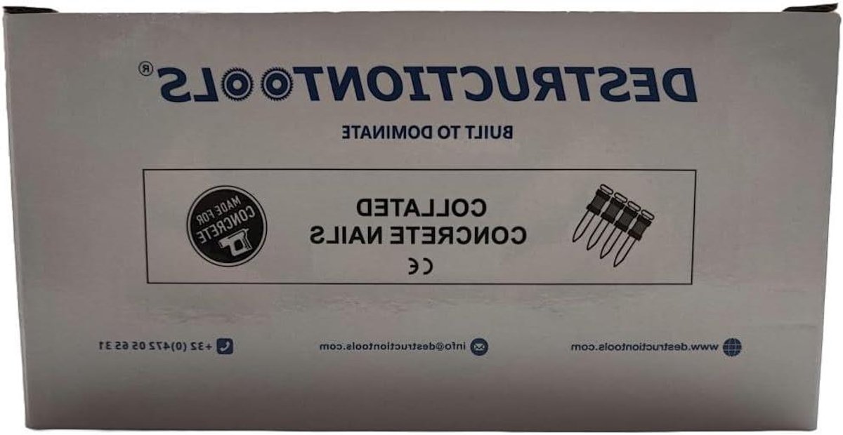 Schietnagels 1000 stuks - Betonnagels stripnagels - Bevestigen in beton - CE-gecertificeerde kwaliteit - 25mm x 3mm - Groen