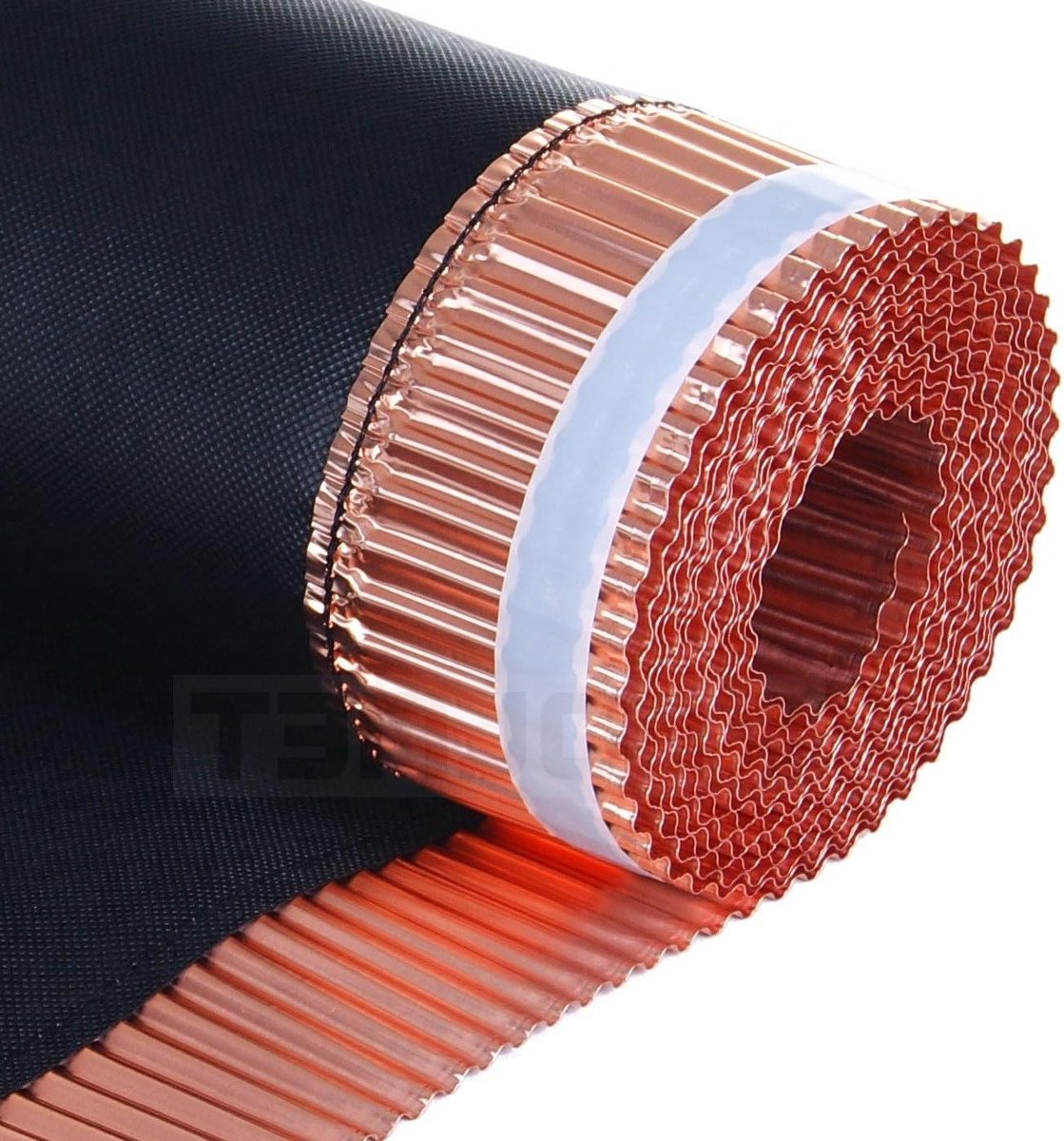 Dakrol Koper - Antimoss Stop - Dak Beschermen - Vliesbekleding - 330mm x 5m - Koper
