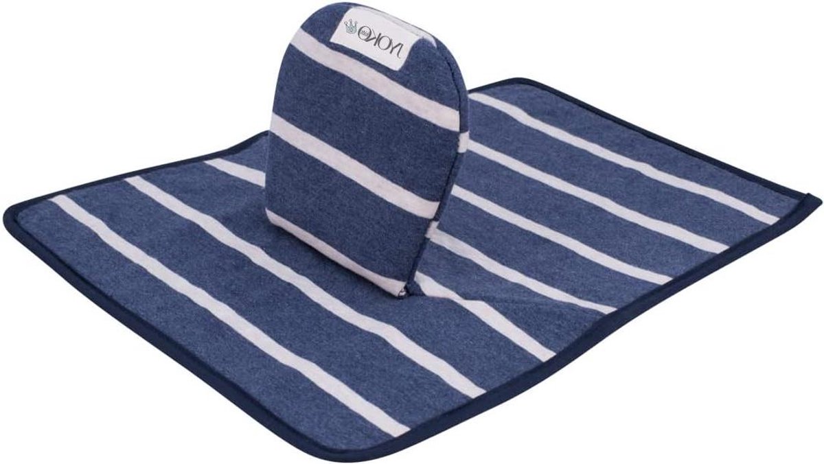 Trainingskussen Katoen - Baby Kussen Herbruikbaar - Baby Zindelijkheid - Öko-Tex Standaard 100 - 150 x 100 cm - Sailor Stripes