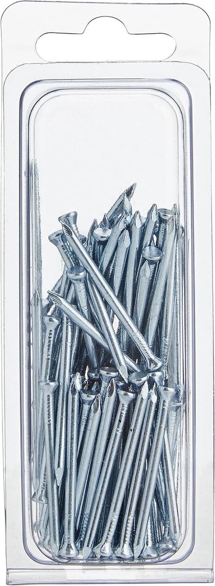Metselwerk Nagels - Hardgeharde Spijkers - Bevestigen in Steen - Speciaal voor Metselwerk - 2.5 x 40mm - Wit