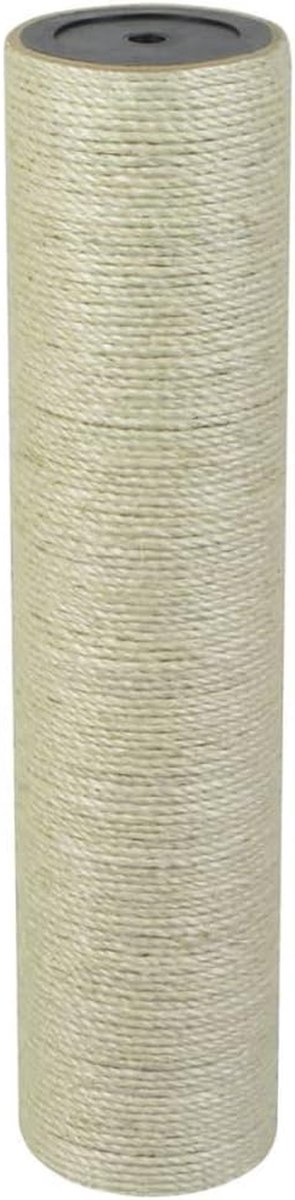 Kattenkrabpaal - Krabpaal Kat - Nagels Scherp Houden - Duurzaam Geweven Sisal - 35 cm Hoog - Beige