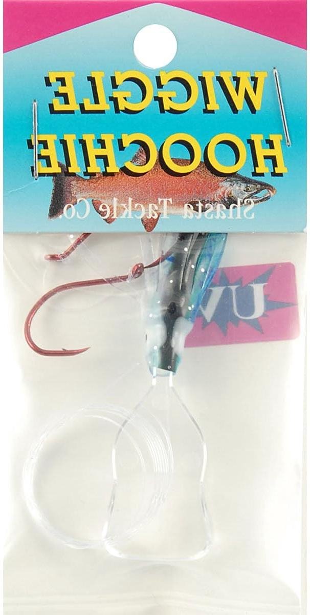 Pee Wee Visaas - Zacht Kunstaas - Vissen - Pre-Tied Wiggle Hoochie - 1143 x 508 x 025 cm - Blauw