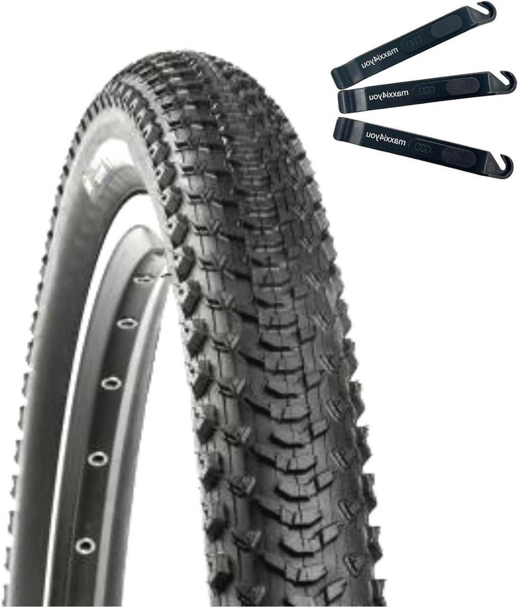 Fietsband 275 inch - MTB Band Wielerband - Stadsgebruik - Plat gripvast profiel - 52-584 - Zwart