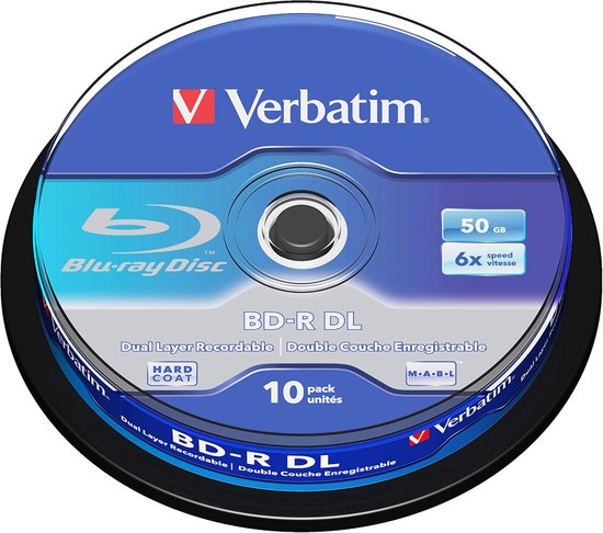 Blu-Ray Schijven - BD-R Discs - Opslaan van Data - Krasbescherming - 25 GB - Blauw — afbeelding 3