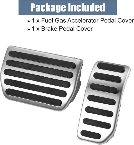 2x Antislip Pedaal Covers voor Gas en Rem - Geschikt voor Diverse Modellen — afbeelding 5