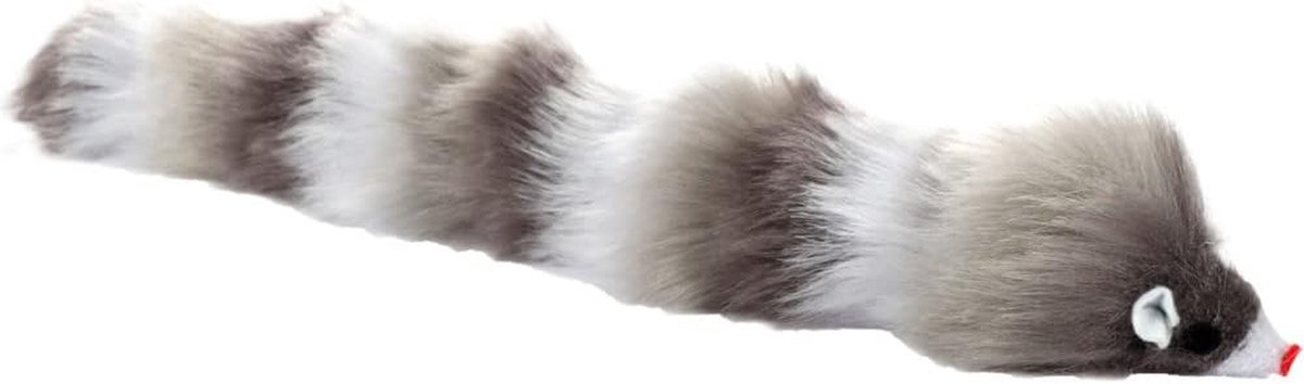 Katten Speelgoed Muis - Dieren Speeltje - Spelen met Huisdier - Met Rinkelende Belletjes - 28 cm - Grijs