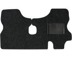 Vloermat Van - Tapijt Matten - Bescherming Interieur - Perfecte Pasvorm - Voor Ford Transit - Grijs Gestreept