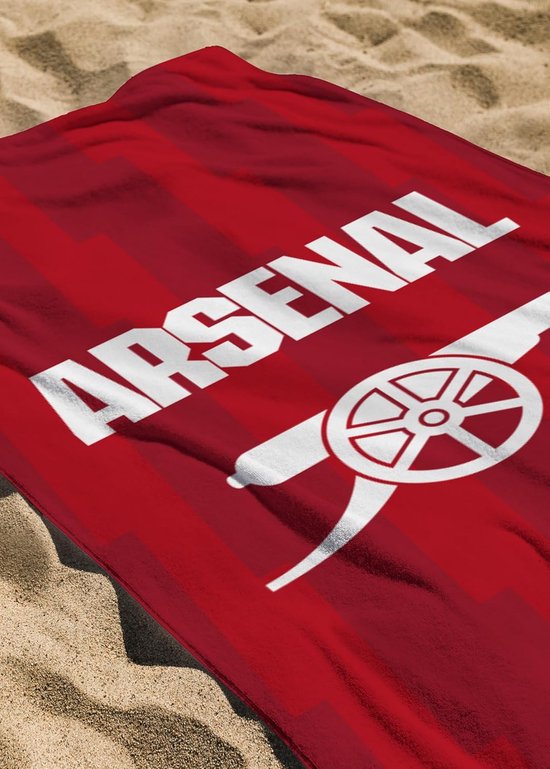 Arsenal FC Handdoek - Badhanddoek Strandlaken - Sporten Strand Zwemmen - Officieel Club Design - 75 x 150 cm — afbeelding 5