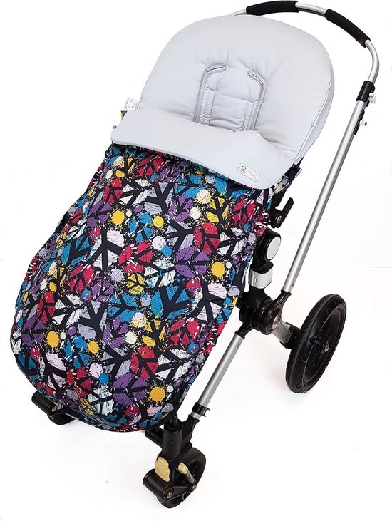 Voetenzak Kinderwagen - Slaapzak Buggy - Baby Warm Houden - Waterdichte Buitenkant - Universeel - Grijs — afbeelding 3