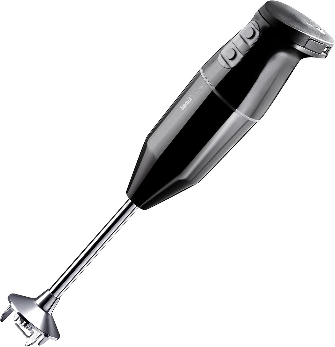 bamix Staafmixer set draadloze Plus draadloze incl. Multi, garde, slagschijf van roestvrij staal, 250 Watt, 3 standen, Made in Switzerland, zwart – foto 5
