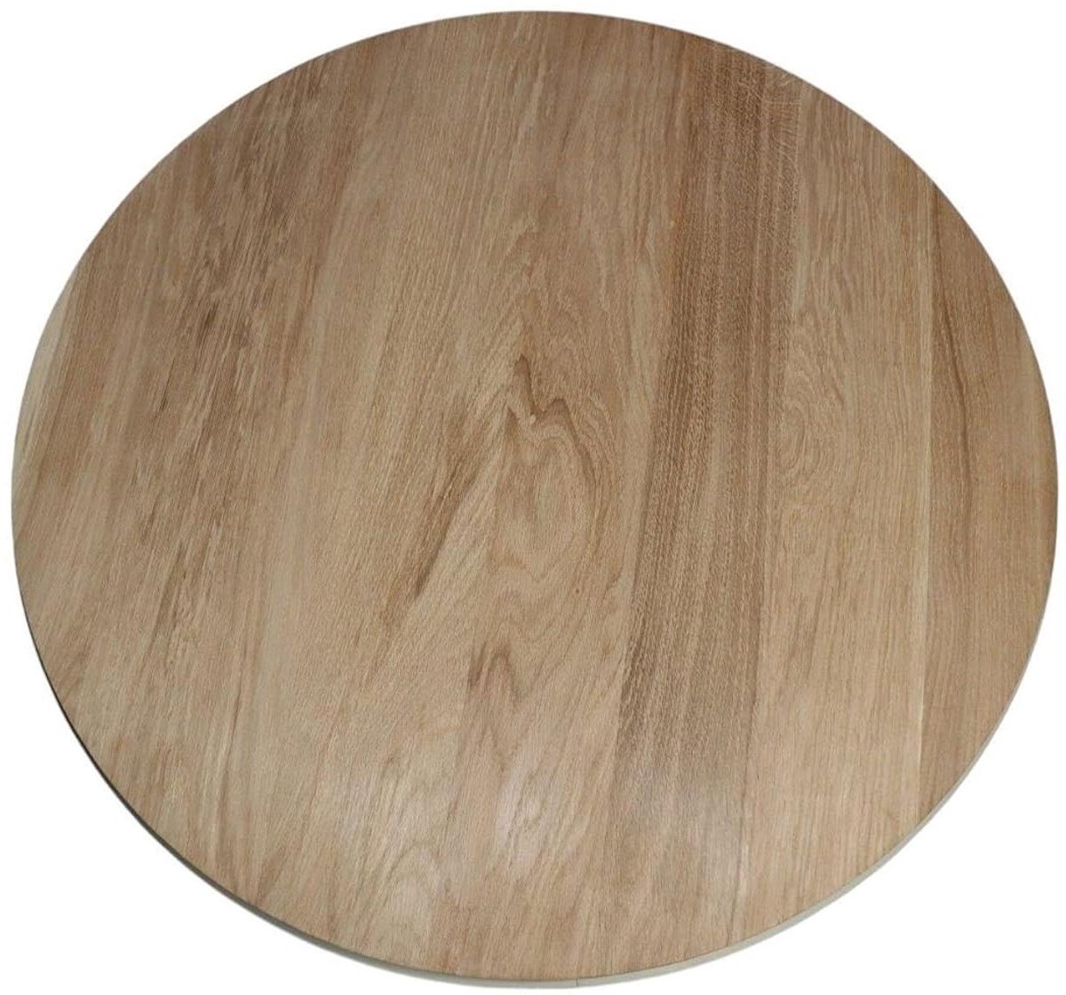 Rond Eiken Werkblad - Houten Tafelblad Keuken - Eettafel Maken - Massief Hout - 30 cm Diameter - Eikenkleurig