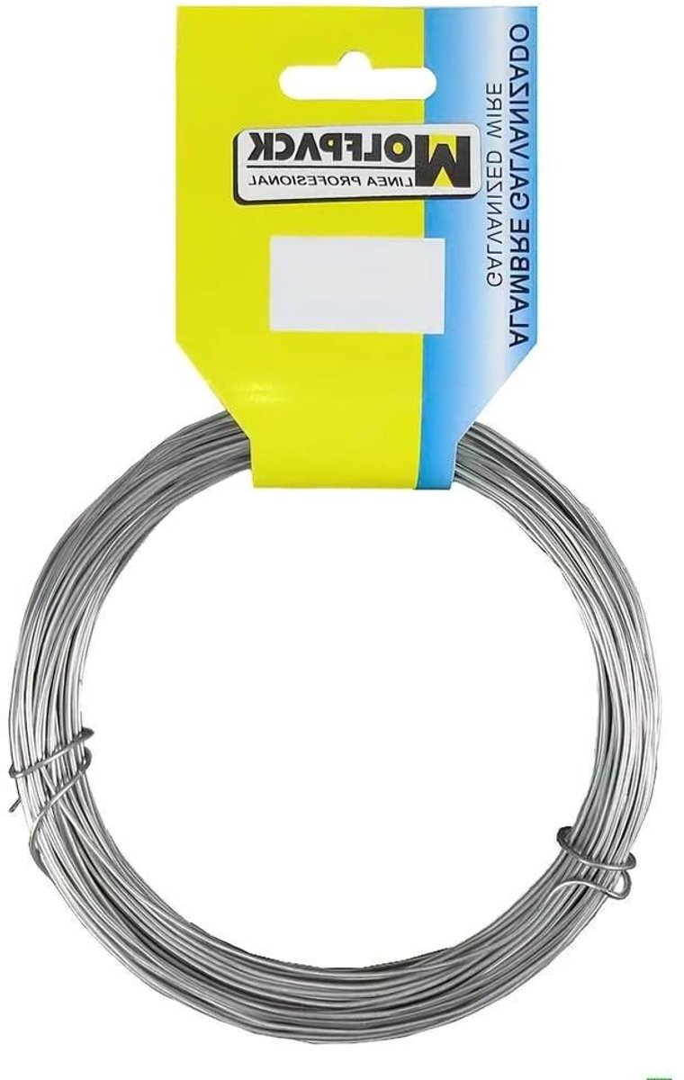 Verzinkt Draad - Binddraad Metaaldraad - Gereedschap Bevestigen - Roestwerende Coating - 13 mm 250 gram - Zilverkleurig
