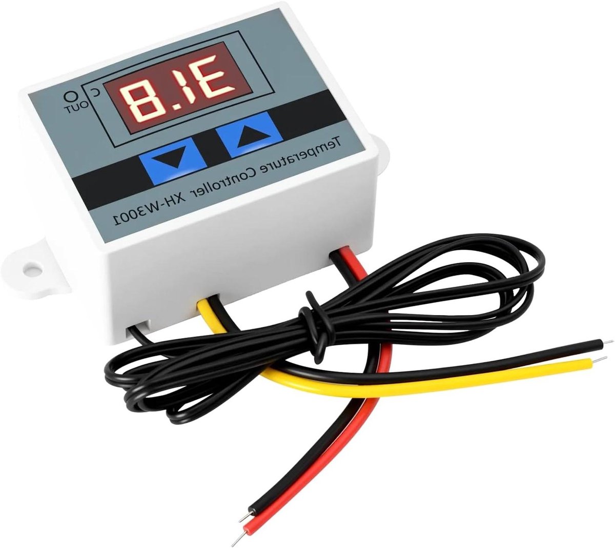 Digitale Thermostaat - Temperatuurregelaar - Klimaat Beheersing - NTC Sonde - 220 V - Zwart