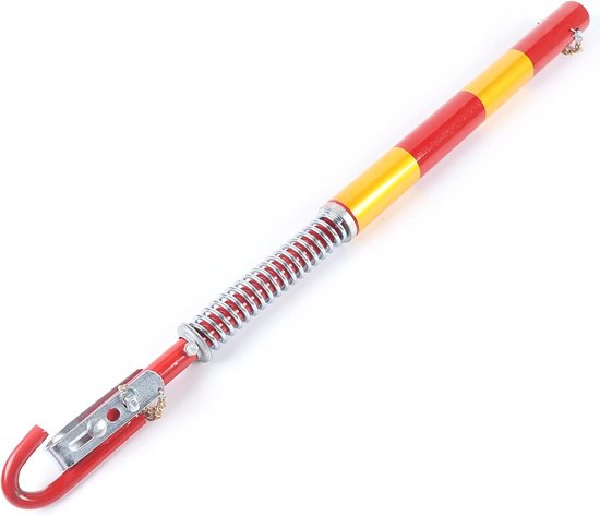 Afsleepstang - Stalen beugel - Voertuigen slepen - Dempingsfunctie - 175 cm - Rood geel — afbeelding 2