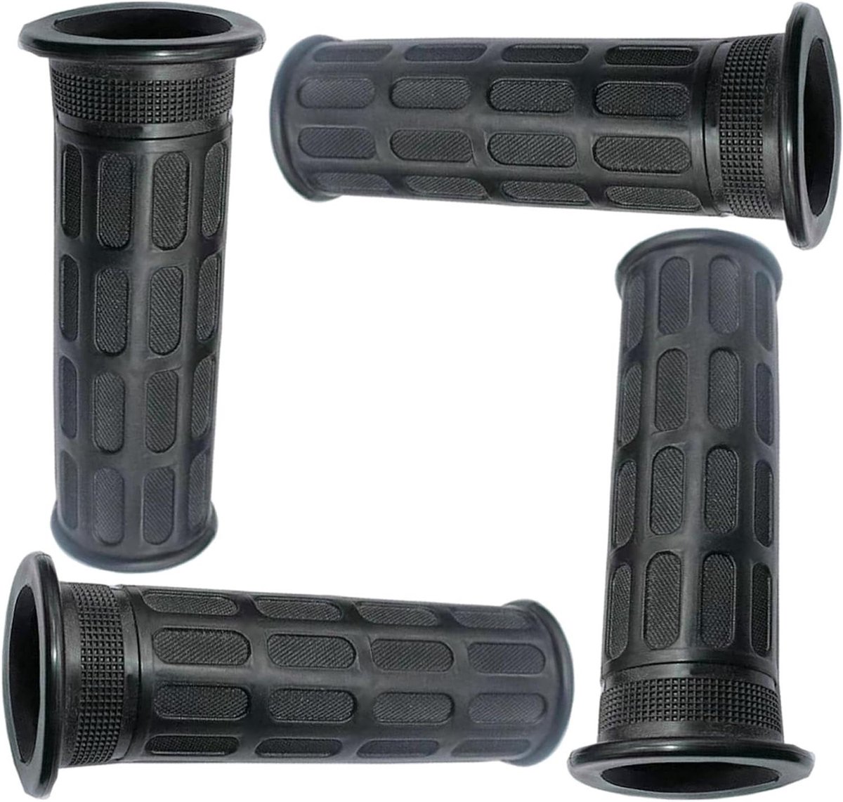 Handvatten Kruiwagen - Griptape Rubber - Comfortabel Vervoer - Schokabsorberend - 4 Stuks 25mm - Zwart