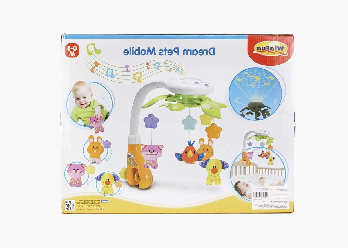 Muziek Mobiel - Baby Speelgoed - Baby Kamer Decoratie - Draait en Speelt - 35 cm - Multicolor