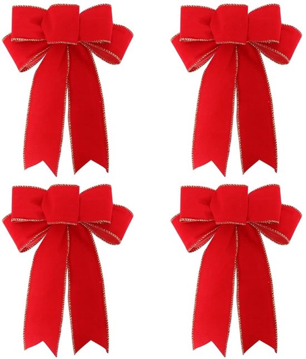 Store_9 - Grote Rode Strikken - Decoratieve Strikken - Woondecoratie