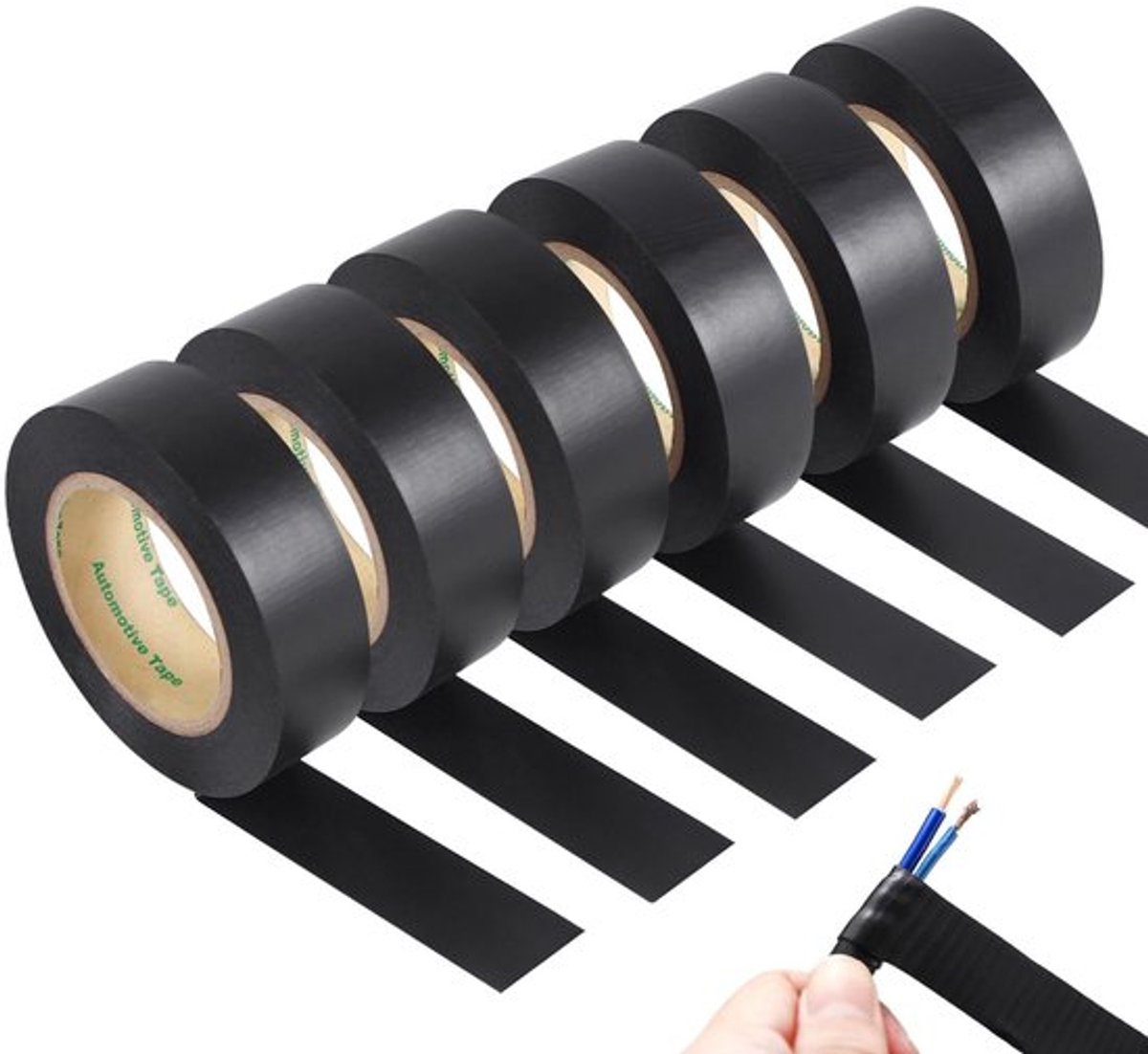 Dailygoods - Isolatietape - PVC tape - Waterdicht - Zwart