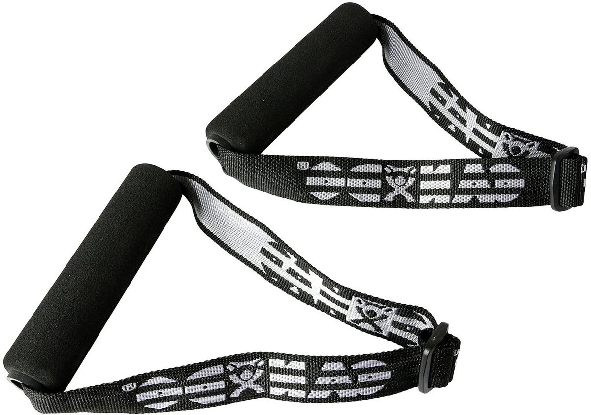 Handgrepen voor tubes - Fitness grips - Kracht training - Comfortabel schuim - Paar - Zwart