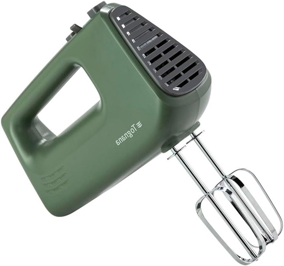 Elektrische Handmixer - Keukenmixer - Beslag Maken - Zelfdragende Functie - 400 Watt - Saliegroen