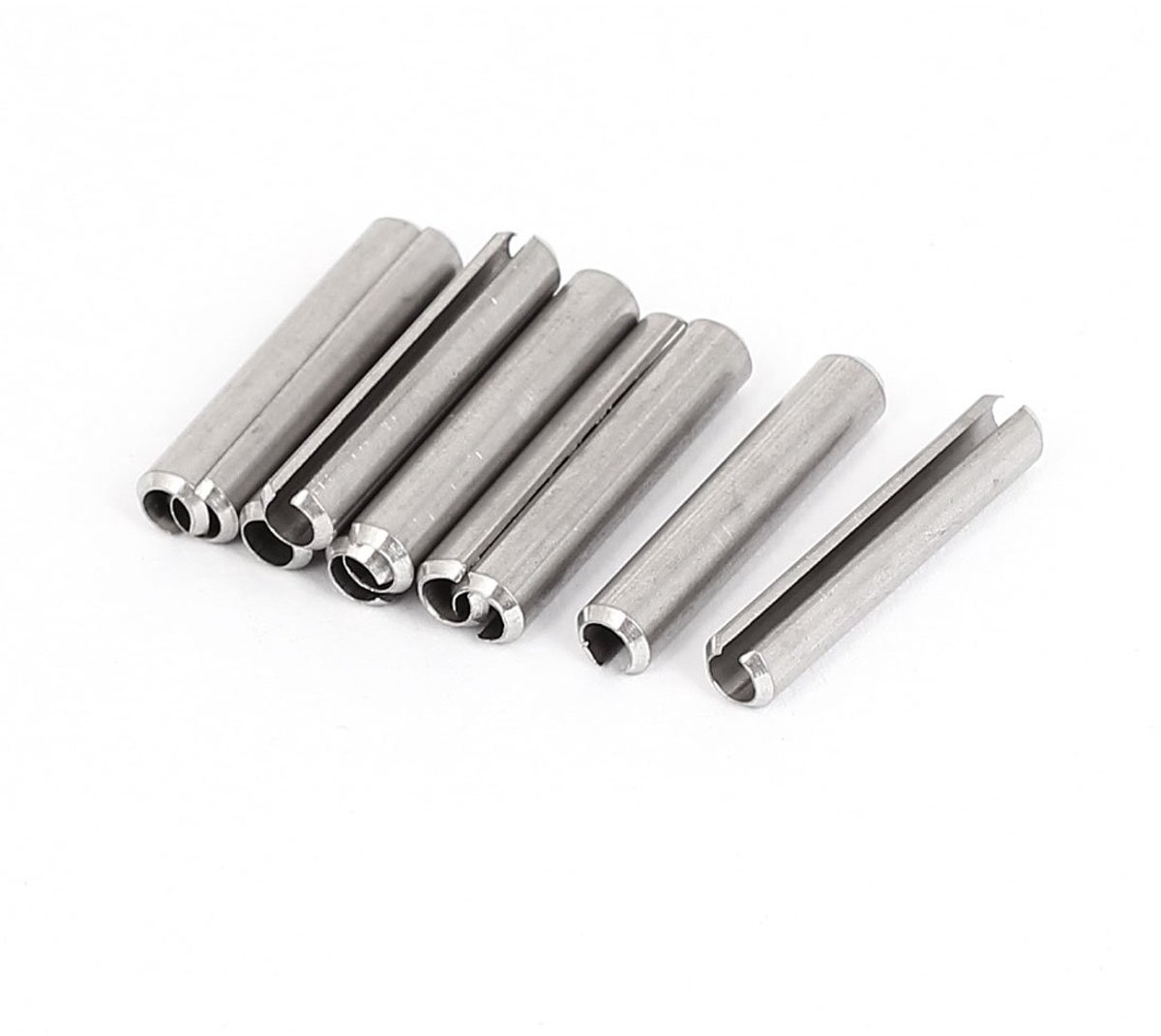 Sourcingmap a15081000ux0338 M5x30mm 304 RVS Split Veer Roll Dowel Pins 10 Stks, Zilver Tone, Set van 10 Stuks