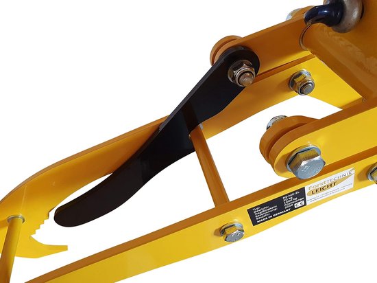 Houthakker Tang Dubbele Rij met Slot - 1600 kg Laadvermogen voor Stammen tot 45 cm — afbeelding 2