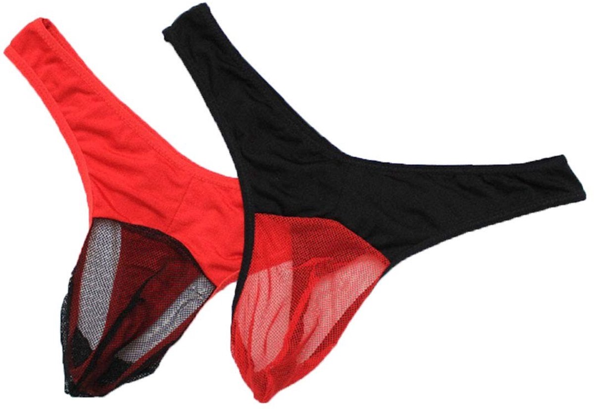 Dailygoods - Mannen Cooling Anti-Geur Slips - Ademend Thong Ondergoed Set