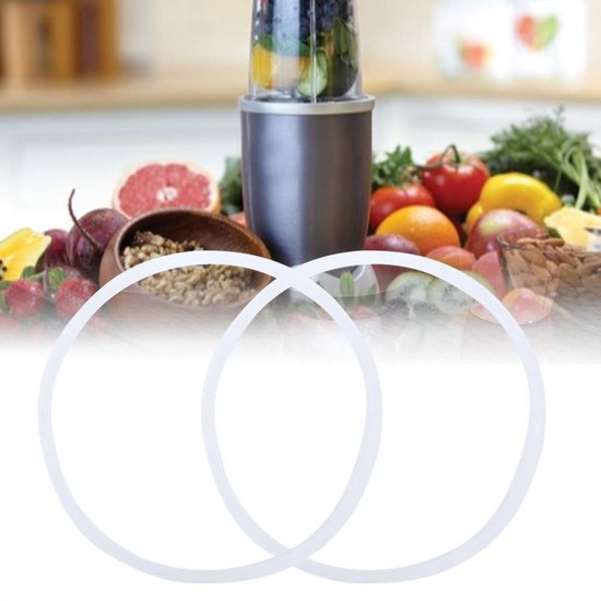 2 Stuks Vervangende O-ring voor Mixers en Juicers, Geschikt voor 600W Nutri Ball Juicer, Duurzaam en Betrouwbaar — afbeelding 2