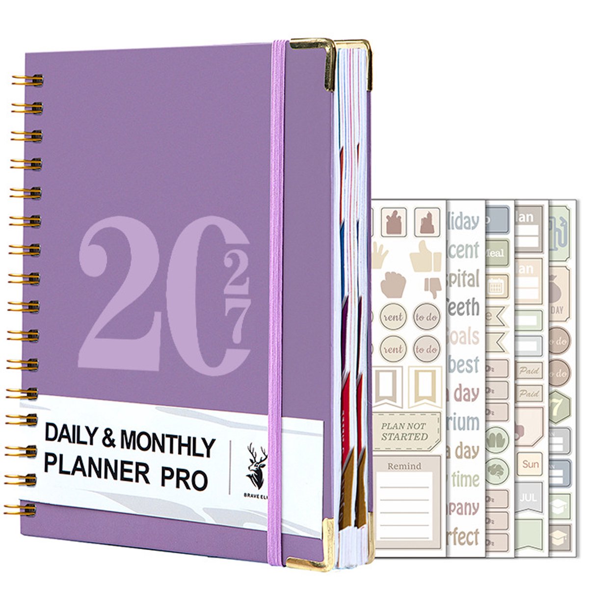 Dagelijkse Planner Notitieboek - Efficiënt Tijdmanagement - Compact Ontwerp voor Werk & Planning - groente-1 Stuk