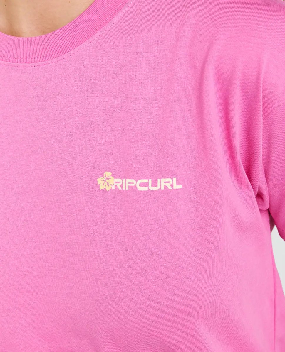 Rip Curl Molokai Relaxed TEE Super Roze