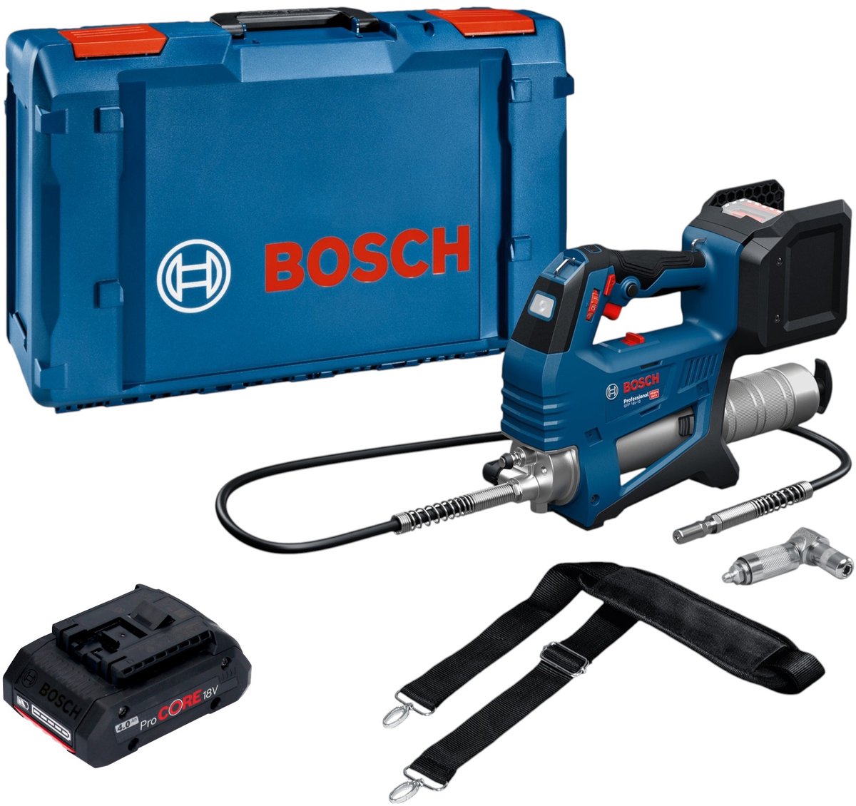Bosch GFP 18V-10 accu-vetpomp 18 V 10.000 psi + 1x ProCORE-accu 4,0 Ah + XL-Boxx - zonder oplader