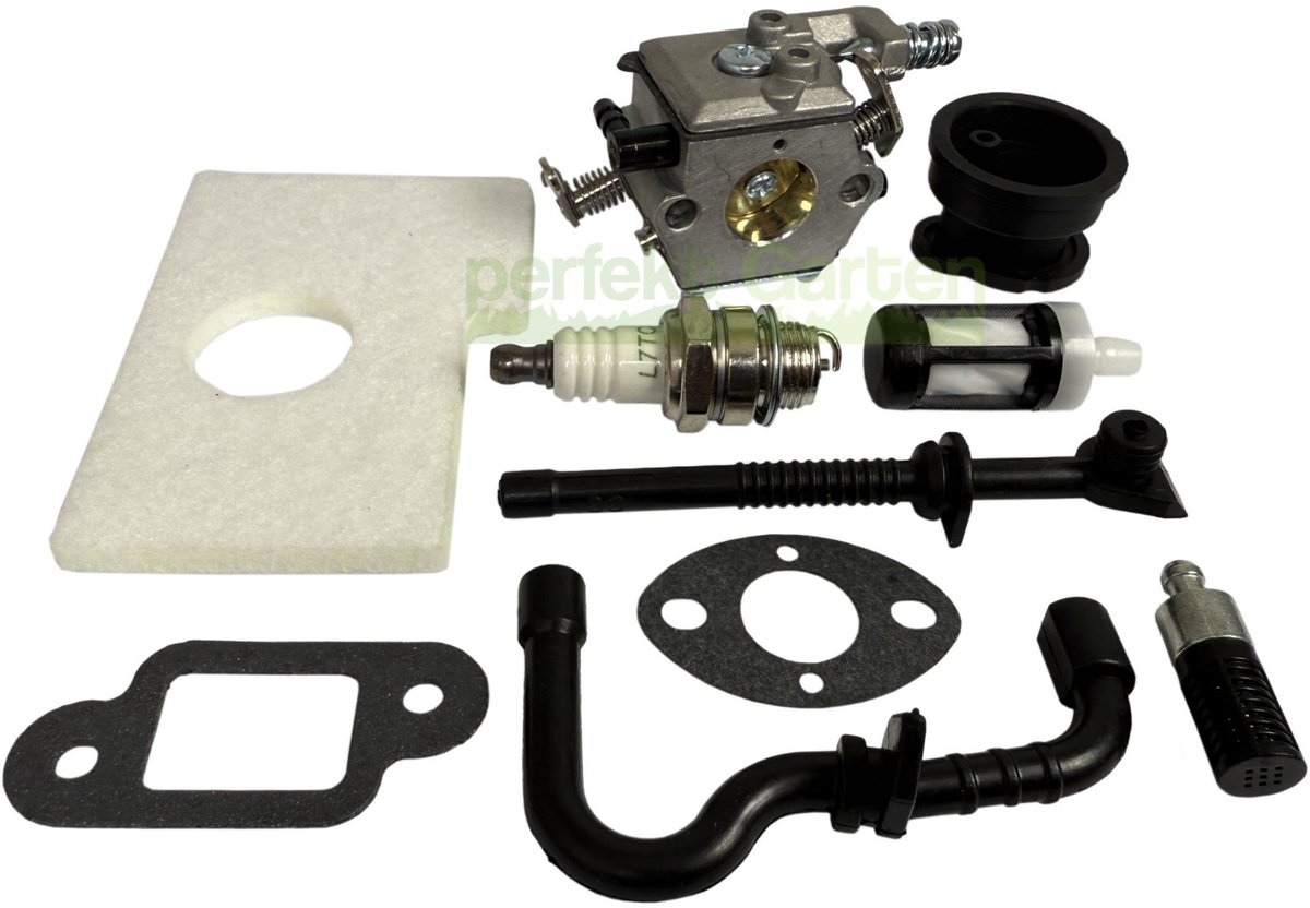 Carburateurset voor Stihl 017, 018, 019T kettingzaag 1130120060 / 0000407000 / WT-325A