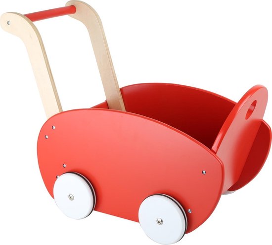 Small Foot poppenwagen rood |