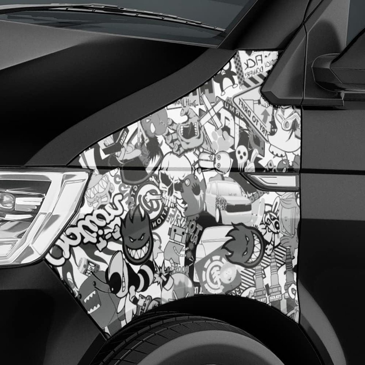 Autofolie met luchtkanaal - Decoratieve wrap - Voertuig personaliseren - Luchtkanaaltechni
