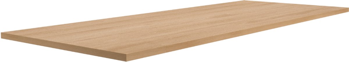 Wasophoogte® Aanrechtblad - 710(D)*1820(B)*25(H) mm - Licht Eiken - Hoogwaardige kwaliteit - Gefineerde zijkanten