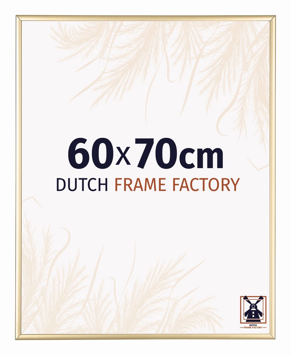 Dutch Frame Factory Fotolijst 60x70 cm - Aluminium - Goud - Kampen