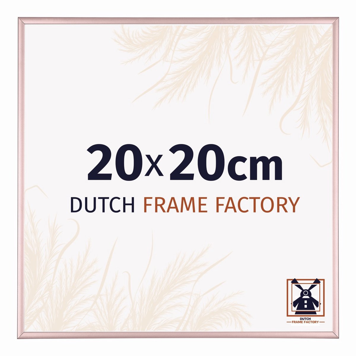 Dutch Frame Factory Fotolijst 20x20 cm - Aluminium - Koper - Kampen