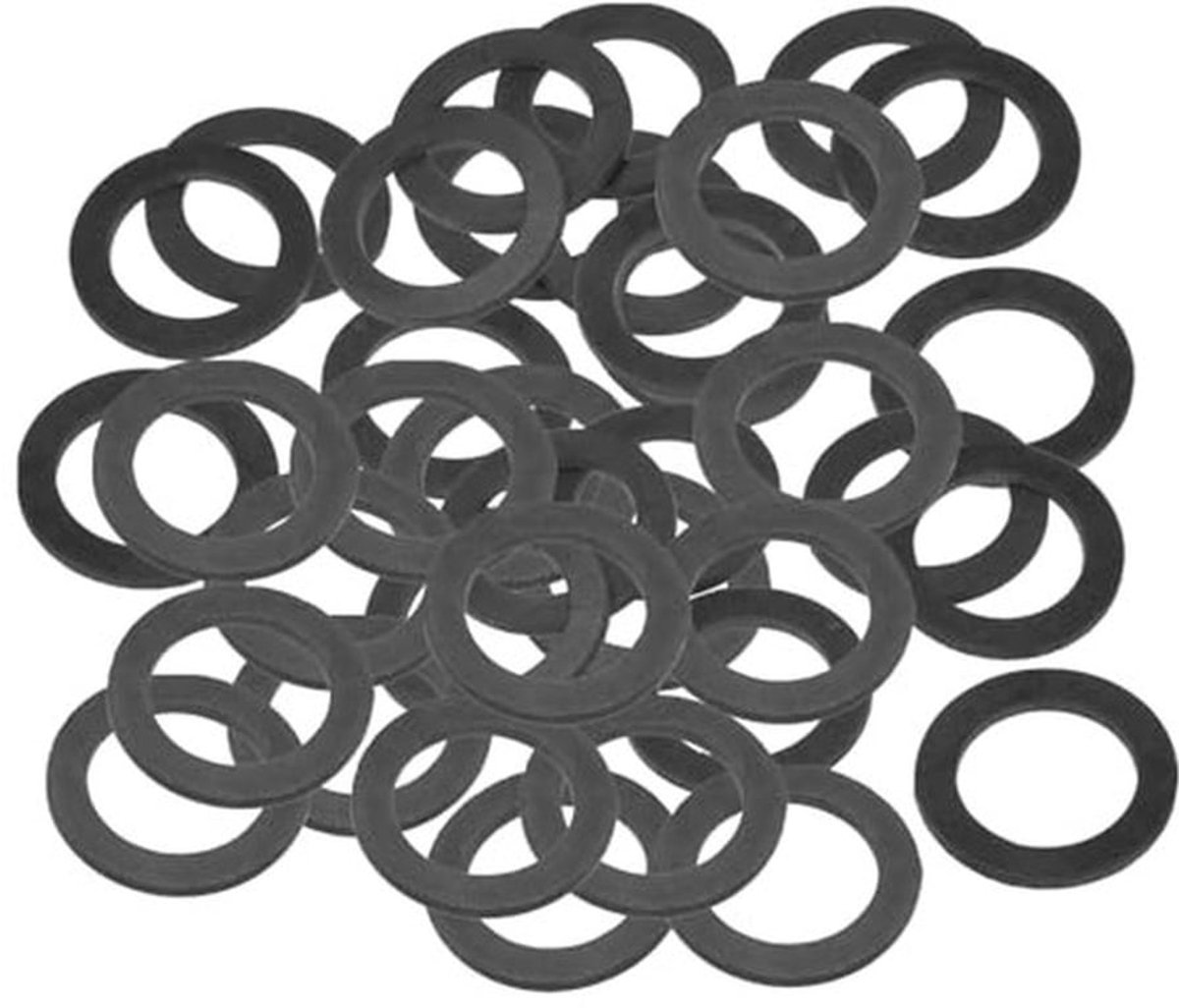 M31 Rubber Washers - Set van 100 Stuks - 31 mm ID, 45 mm OD, 3,5 mm Dikte - Zwarte Afdichtingsringen